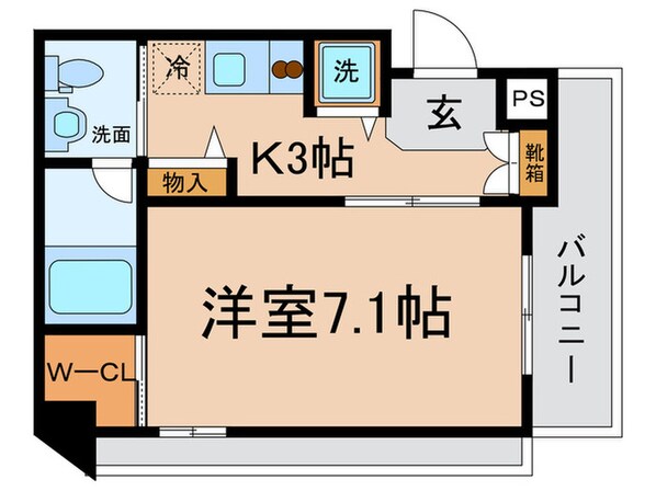 ISM谷町六丁目の物件間取画像